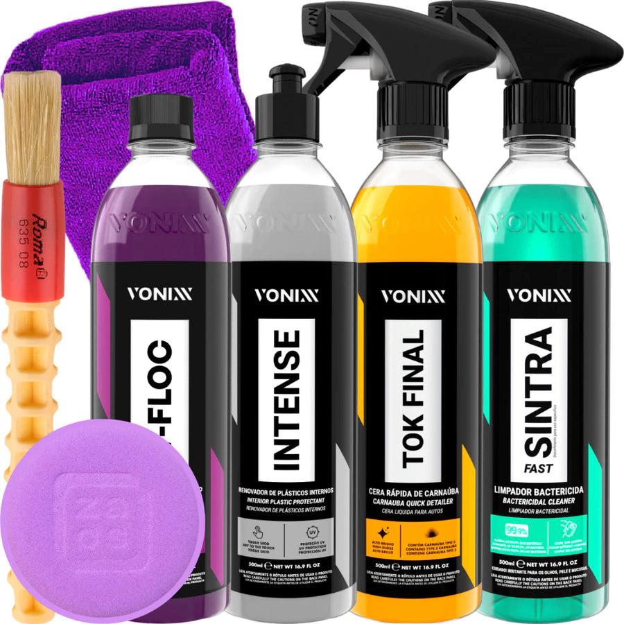 Kit Vonix Shampoo V-Floc Cera Tok Final Sintra Fast Intense Vonixx